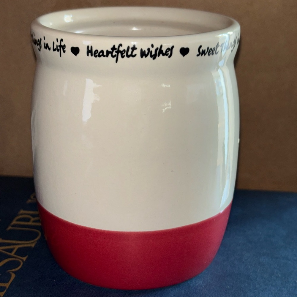 Blyth Homescents Heartfelt Wishes Sweetest Things in Life Candle Ceramic Jar
